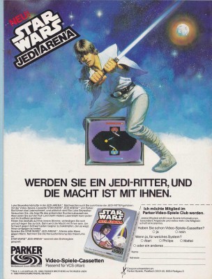 Videospiele von Parker Star Wars Jedi Arena (1983).jpg